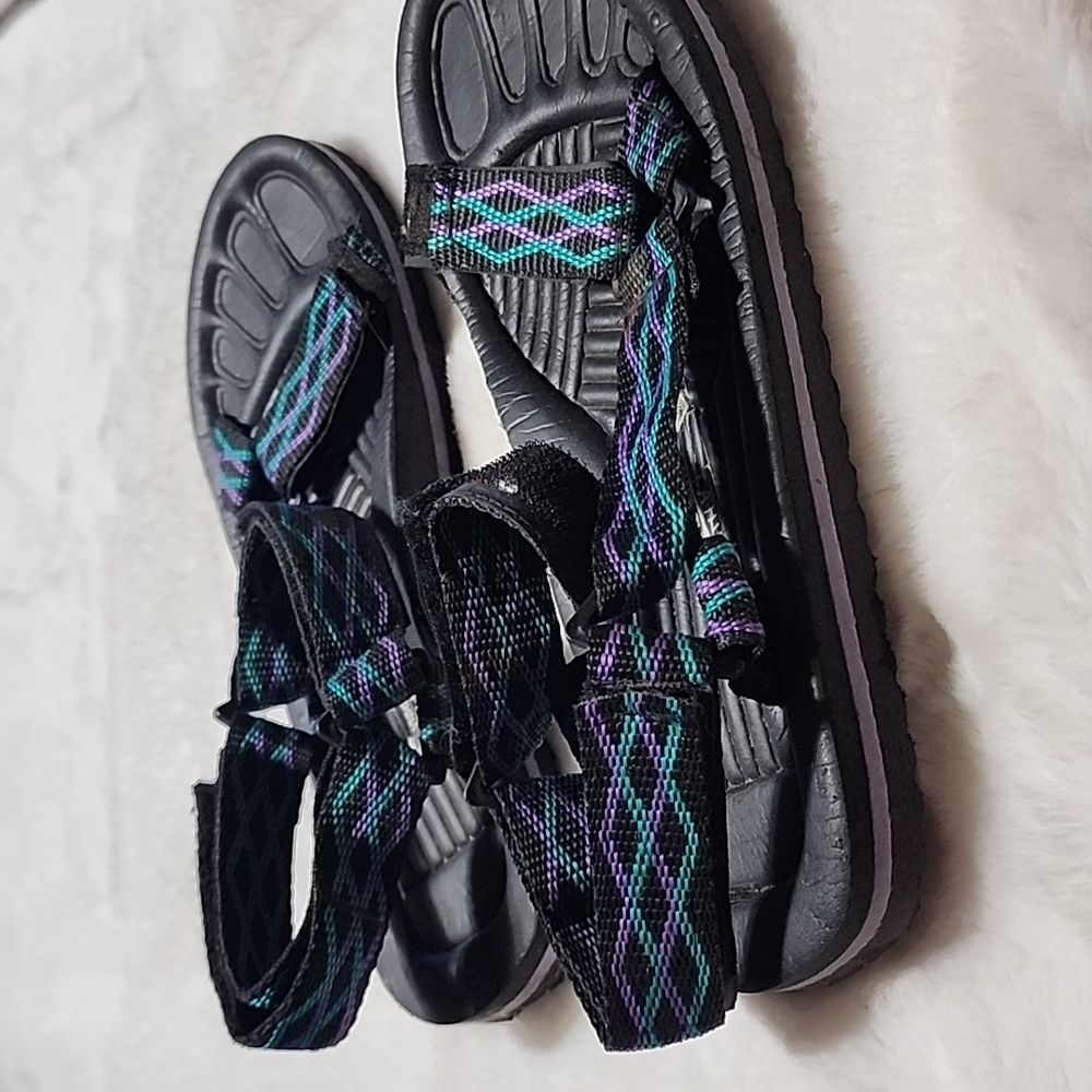 WOMEN'S  TAHITI MULTI COLOR SANDALS. - Picture 4 of 6